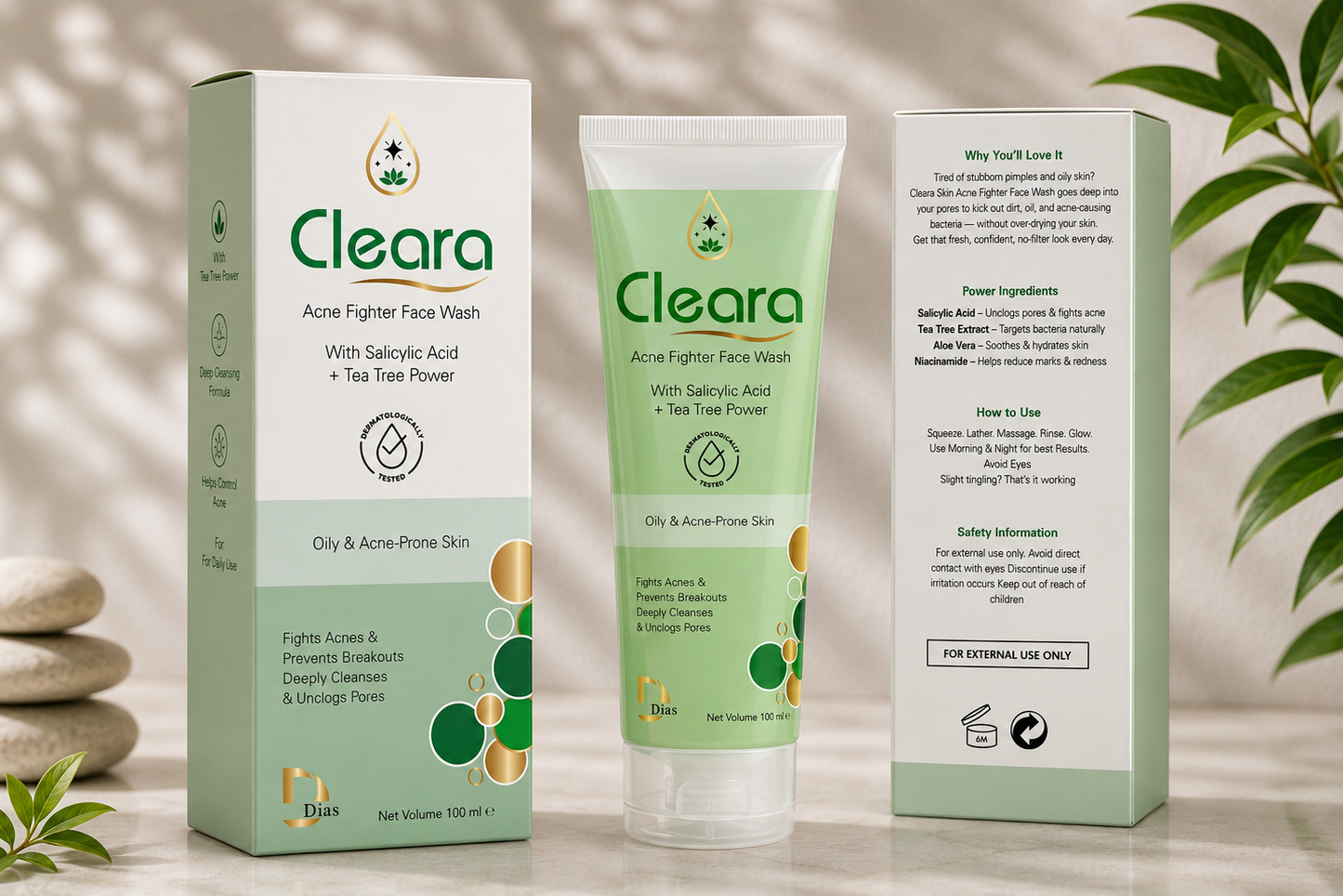 Cleara Acne Fighter Face Wash